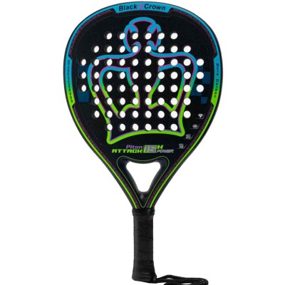 Black Crown Piton Attack Power - 15K (Rond) - 2024 padel racket